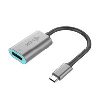 i-tec adaptador usb-c a displayport 4k gris