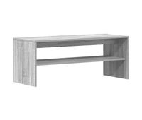 mueble tv - mesa de tv madera contrachapada gris sonoma 100x40x40 cm