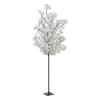 arbol de exterior blanco 300 led blanco calido h200cm