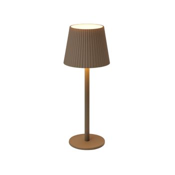 Lámpara de mesa en abs topo ø10,5x36,2cm