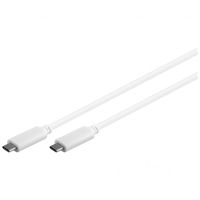 goobay cable usb-c 31 machomacho 1m blanco
