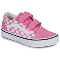 vans zapatillas old skool v color theory checkerboard pink fizz para nina