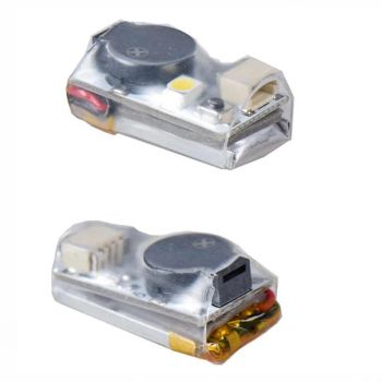 JHEMCU JHE20B Finder BB Anillo de zumbador de alarma de 100dB con luz LED. Compatible con controlador de vuelo BF CF par