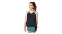 camiseta de tirantes dynafit sky negro azul  mujer