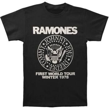 Ramones Camiseta manga larga First World Tour 1978 para hombre