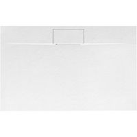 plato de ducha rea bazalt long white 80x100