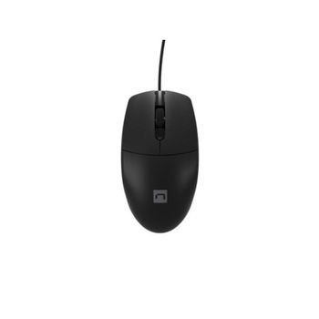 Ratón NATEC con cable 1200 DPI diseño ergonómico para diestros Negro