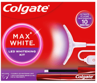 colgate max white kit led  serum blanqueador dental