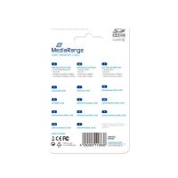 tarjeta de memoria mediarange mr963 16 gb sdhc clase 10 azul