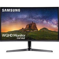 samsung lc32jg50qquxen quad hd 32 curved led monitor - dark silver silver