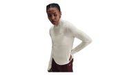 camiseta termica nike swift blanco  mujer