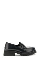 mocasines de piel envejecida black 40