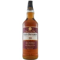 whisky glen deveron 20 aaos 1 litro estuche