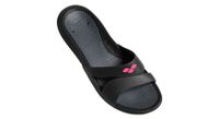 arena nina sandalias de natacion para mujer negro