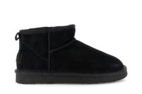 botines de ante con forro de pelo sintetico black