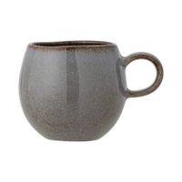 taza de gres gris