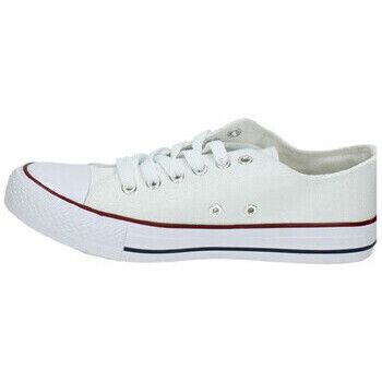 Demax Zapatillas Lonas blancas para mujer