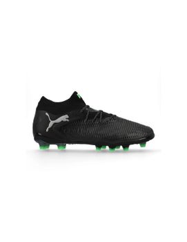 Botas de fútbol de Fútbol Puma Future 8 Ultimate Ag Negro/Gris Claro/Verde Fluo