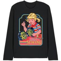 steven rhodes camiseta manga larga you can learn sewing para mujer