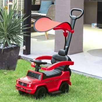 Correpasillos Para Niños Con Licencia Mercedes G350 Rojo Homcom