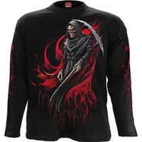 spiral camiseta manga larga screaming death para mujer