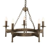 lampara de arana cromwell 5 luces