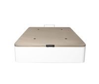 canape abatible  tapa tapizada 3d madera 25 blanco 105x190cm atenas