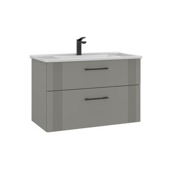 Mueble Para Lavabo  - 85 X 45 X 55 Cm - Mate Cashmere