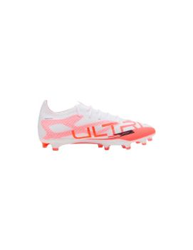 Botas de Fútbol Puma Ultra 5 Pro Fg/Ag Hombre Blanco/Naranja