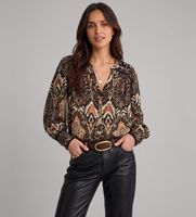 bash para mujer 1h26zoli camisa zolie multicolor 34 casual viscosa manga larga