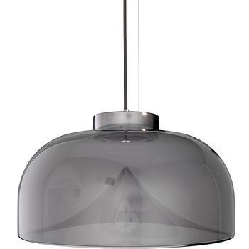 Lámpara Colgante De Crisal - Diseño Moderno - Grenda Humo