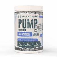 origin jacked pump - 625g - 25raciones - blue raspberry fizz