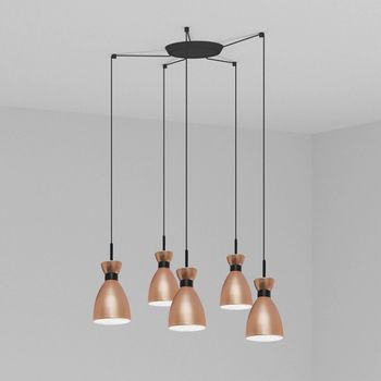 Lámpara de techo retro (5 luces)