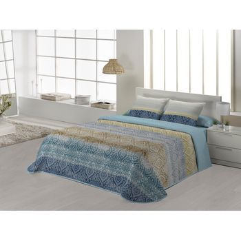 Colcha Bouti Modelo Bakar Jvr 235x270 Para Cama 135 Cm.