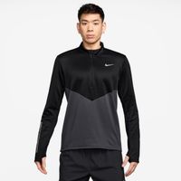 nike pacer winterized half-zip camiseta de running hombres - antracita negro