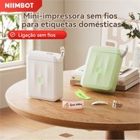 niimbot d110 mini maquina de etiquetas termicas de mano maquina de pegatinas inalambrica bolsillo sin tinta con etiqueta adhesiva para el hogar y la oficina