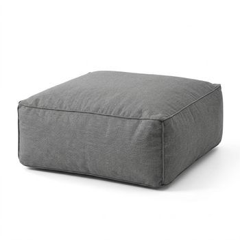 Pólver Exterior Gris Con Tela Repelente Al Agua – 85x85x30 Cm Praiano