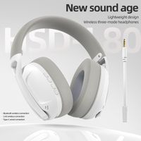 smailwolf l80 bluetooth inalambrico con cable de tres modos para juegos auriculares portatiles para el hogar auriculares ligeros con microfono