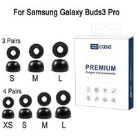 1 juego de puntas de espuma viscoelastica para auriculares samsung galaxy buds3 pro repuesto de cubiertas para auriculares 3 pares sml 4 pares xssml