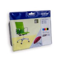 brother lc229xlvalbp original ink cartridges - bkcmy multipack