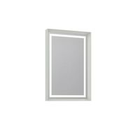 espejo decorativo de madera  - 60 x 10 x 90 cm - mate cashmere
