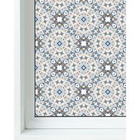 panorama vinilo ventanas azul 73x300cm hidraulico tipo oriental