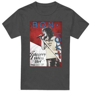 Bon Jovi Camiseta 86 Tour para mujer