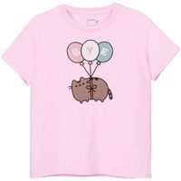 pusheen camiseta bye para nina