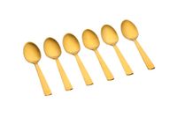 juego de 6 cucharillas telmo - oro