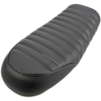 Asiento completo universal para moto Comfort negro rombo