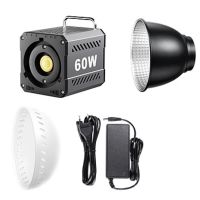 zu60 60w cob luz de video regulable 2700-7500k luz led fotografica portatil para estudio de fotografia grabacion de cam