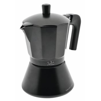 Jata CFI Cafetera Italiana 12 Tazas Negra