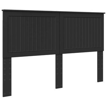 Cabecero Roble Negro Madera De Ingeniería Vidaxl