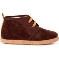 pisamonas botines botitas forro borrego tira camel trasera para nino